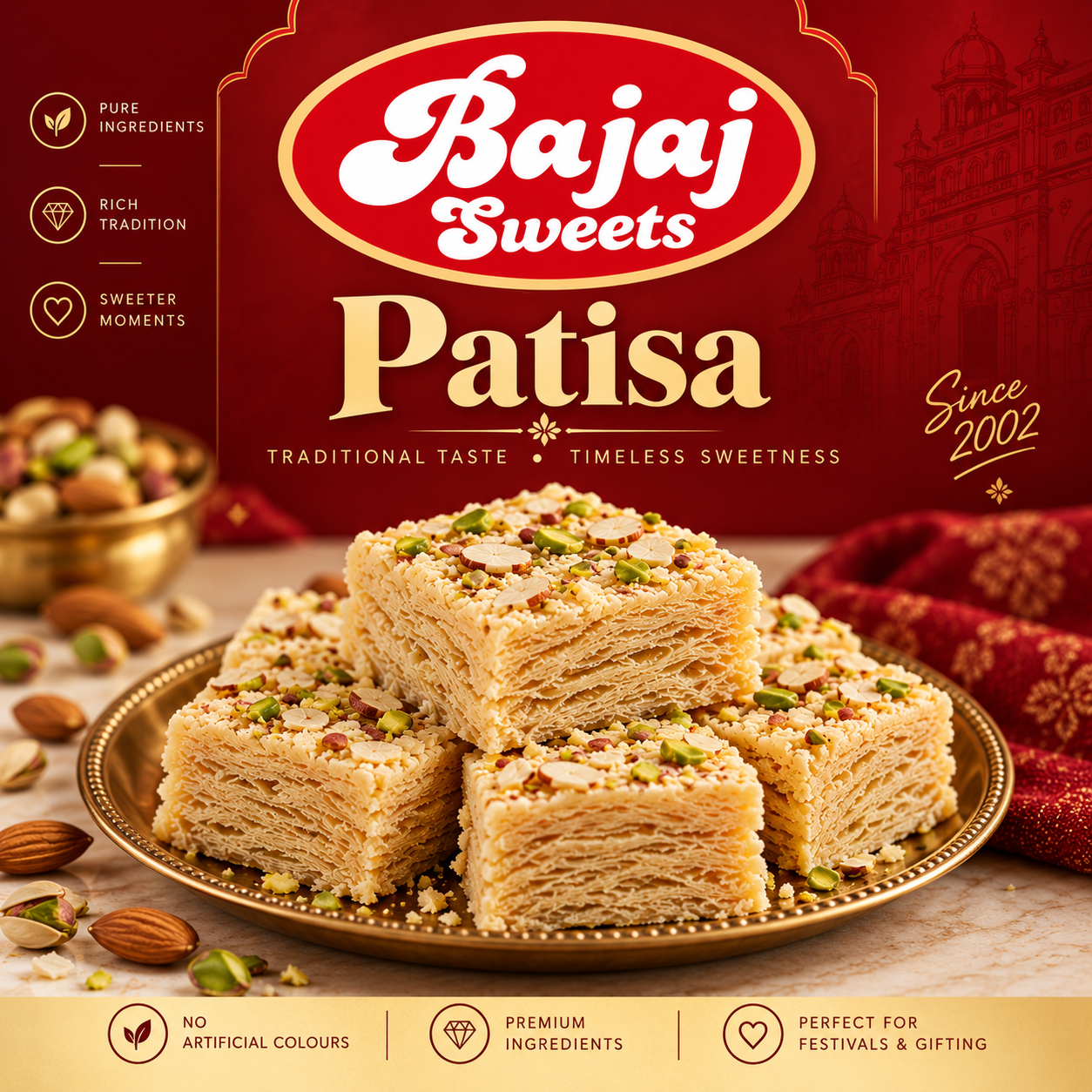 Bajaj Sweets – Special Patisa | 1 KG