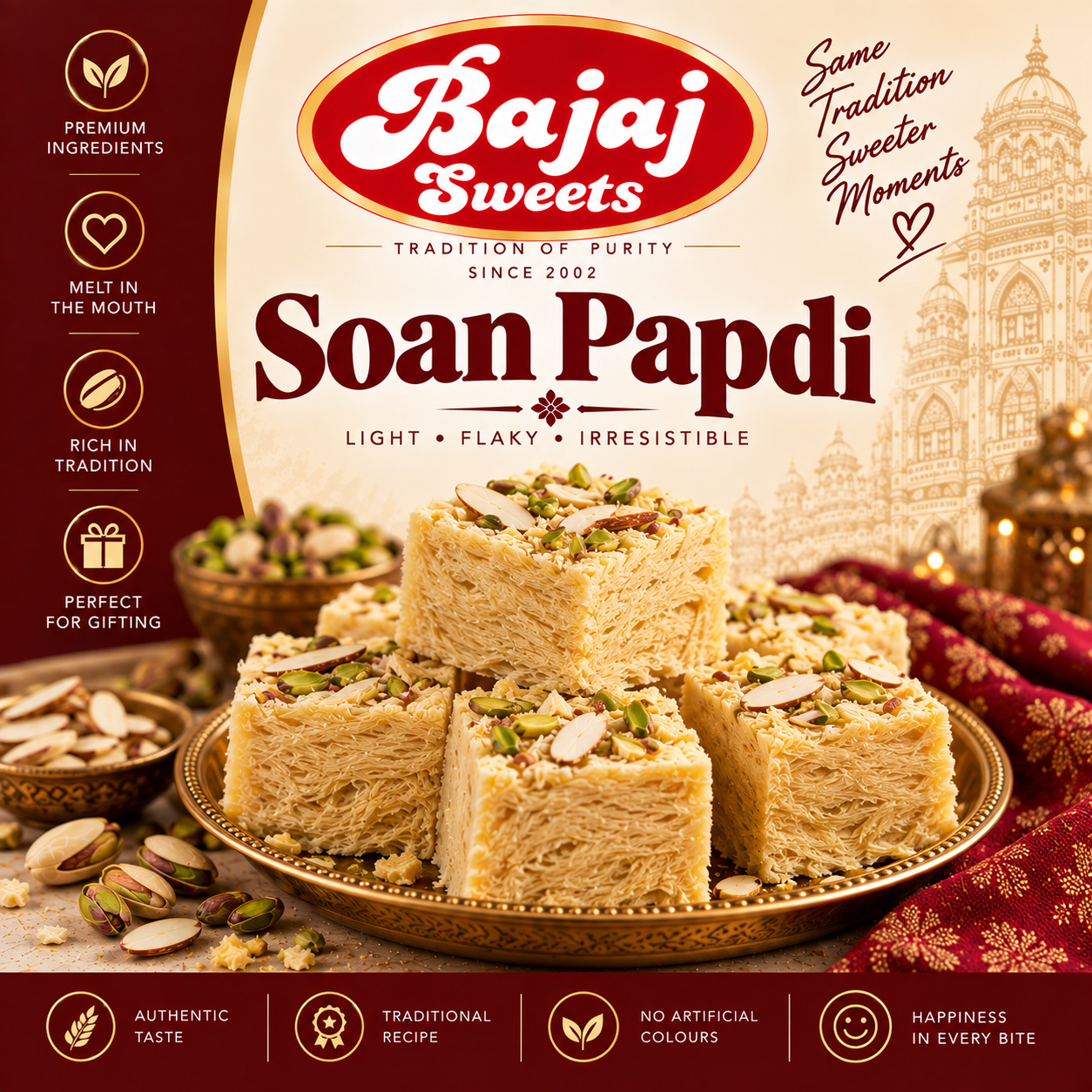 Bajaj Sweets – Soan Papdi | 1 KG